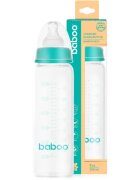 Baboo Anti-Colic Glass Bottle antikólikás üvegből készült cumisüveg 3m+ 240 ml