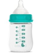 Baboo Anti-colic Glass Feeding Bottle Wide Neck cumisüveg üvegből 0m+ 1 db