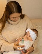 Baboo Anti-colic Glass Feeding Bottle Wide Neck cumisüveg üvegből 3m+ 1 db