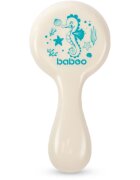 Baboo Baby Hair Brush and Comb Set szett hajra gyermekeknek születéstől kezdődően Beige 2 db
