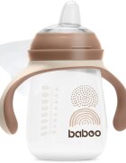 Baboo Cup with Silicone Spout bögre fogantyúval Au Naturale 6m+ 1 db