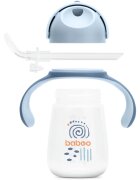 Baboo Cup with Silicone Straw bögre szívószállal Blue Haze 9m+ 1 db