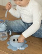 Baboo Cup with Silicone Straw bögre szívószállal Blue Haze 9m+ 1 db