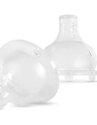 Baboo Liquid Silicone Teat Fast Flow etetőcumi 6m+ 2 db