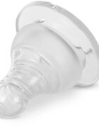 Baboo Liquid Silicone Teat Fast Flow etetőcumi Narrow Neck 6m+ 2 db