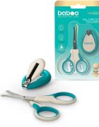Baboo Nail Care Set manikűröző szett gyermekeknek születéstől kezdődően 0m+ 2 db