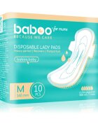 Baboo Postpartum Maternity Pads szülés utáni betétek eldobható M méret 10 db