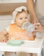 Baboo Silicone Bowl szilikon tálka tapadókoronggal Peachy Keen 6m+ 1 db