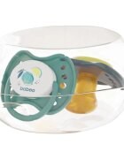 Baboo Soothers Orthodontic Latex with Case cumi Lagoon Fiesta 6-12 m 2 db