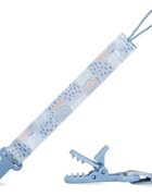 Baboo Textile Soother Holder cumitartó csipesz Blue Haze 1 db