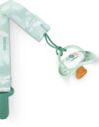 Baboo Textile Soother Holder cumitartó csipesz Peachy Keen 1 db