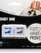 Baby Dab Foot & Hand Print Blue & Grey baba-ujjlenyomatfesték 2 db