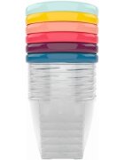 Babymoov Bowls Multicolor tálka kupakkal 6x250 ml