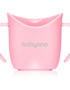 BabyOno Be Active Ergonomic Training Cup gyakorlóbögre fogantyúval Pink 6 m+ 1 db