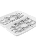 BabyOno Bottle Drying Rack palackcsepegtető I. White 1 db