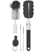 BabyOno Brush Set hajkefe cumisüveg és etetőcumi tisztításhoz Grey 1 db