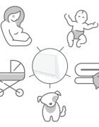 BabyOno Get Ready Hygienic Underpads eldobható pelenkázó-alátétek 60x90 cm 12 db