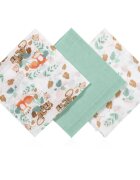 BabyOno Super Soft Mint mosható pelenkák 70x70 cm Mint 3 db