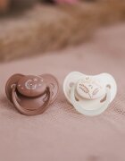 BabyOno Take Care Anatomical Silicone Soothers cumi Day & Night 18m+ 2 db