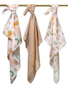 BabyOno Take Care Muslin Diapers mosható pelenkák Beige 3 db