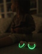 BabyOno Take Care Symmetrical Silicone Soothers cumi Day & Night 18m+ 2 db