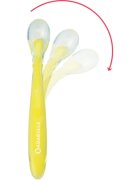 Badabulle Silicone Spoons kiskanál 3 m+ 2 db
