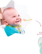 Badabulle Silicone Spoons kiskanál 3 m+ 2 db