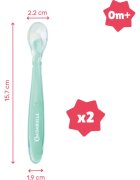 Badabulle Silicone Spoons kiskanál 3 m+ 2 db