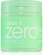 Banila Co. clean it zero Green Peel Toner Pad arctisztító peeling párnácskát zsíros és problémás bőrre 70 db