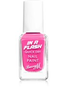 Barry M IN A FLASH gyorsan száradó körömlakk árnyalat Pink Burst 10 ml