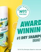 Batiste Original száraz sampon a felesleges faggyú felszívódásáért és a haj frissítéséért 200 ml