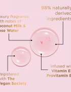 Baylis & Harding Kindness+ Plant Collagen revitalizáló tusfürdő gél illatok Coconut Milk & Rose Water 500 ml