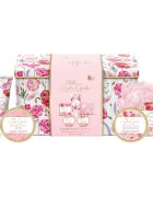 Baylis & Harding Royale Garden Rose Poppy & Vanilla ajándékszett pléh doboz