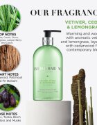 Baylis & Harding Vetiver Cedar & Lemongrass Anti-Bacterial folyékony szappan 500 ml