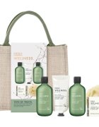 Baylis & Harding Wellness. Energise ajándékszett kozmetikai táska Ginger Lime & Basil Leaf