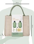 Baylis & Harding Wellness. Energise ajándékszett kozmetikai táska Ginger Lime & Basil Leaf