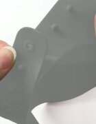 BBLÜV Käp szilikon fejmosó szemellenző Grey 1 db
