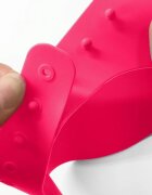 BBLÜV Käp szilikon fejmosó szemellenző Pink 1 db