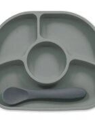 BBLÜV Yümi osztott tányér Grey 1 db