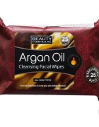 Beauty Formulas Argan Oil nedves tisztító törlőkendők 25 db