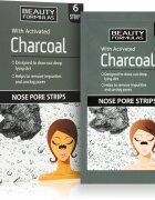 Beauty Formulas Charcoal tisztító tapasz az orr eltömődött pórusaira 6 db