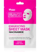 Beauty Formulas Niacinamide tápláló gézmaszk 1 db