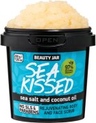 Beauty Jar Sea Kissed peeling arcra és testre tengeri sóval 200 g