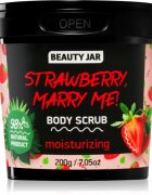 Beauty Jar Strawberry Marry Me! hidratáló testpeeling 200 g