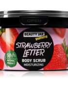 Beauty Jar Yummy Strawberry Letter finom hámlasztó krém hidratáló hatással 360 g