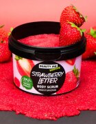 Beauty Jar Yummy Strawberry Letter finom hámlasztó krém hidratáló hatással 360 g
