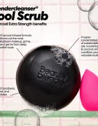 beautyblender® Tool Scrub Charcoal szilárd ecset- és sminkszivacs tisztító 150 g