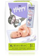 BELLA Baby Happy Baby Underpads eldobható pelenkázó-alátétek 90x60 cm 5 db
