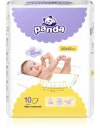 BELLA Baby Happy Panda eldobható pelenkázó-alátétek 60x60cm 10 db