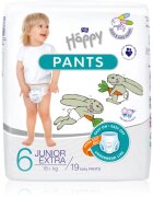 BELLA Baby Happy Pants eldobható nadrágpelenkák Junior Extra 16kg+ 19 db